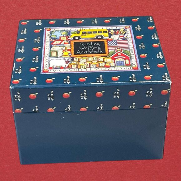 Lang and Wise Susan Winget Ceramic Coffee Cup Mug School Days Flag Vintage 1996 - Picture 11 of 16